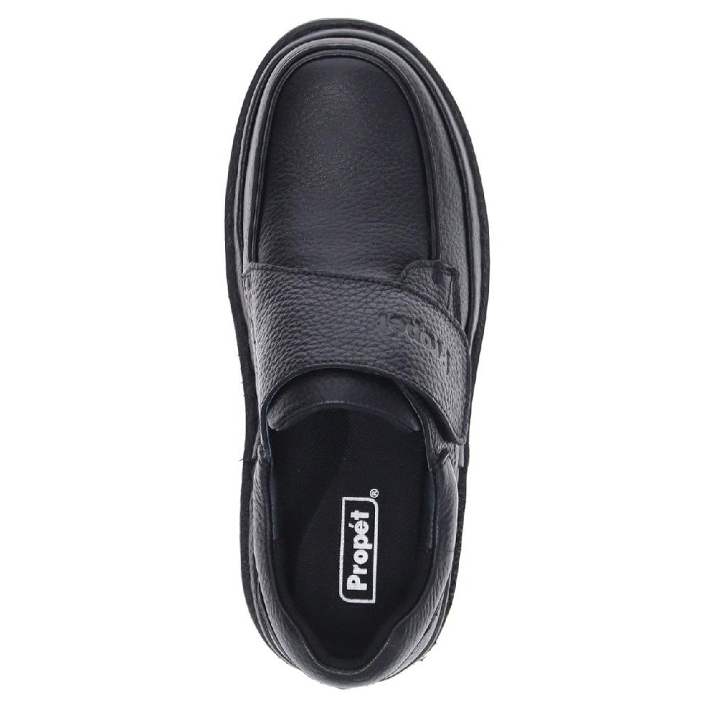 Propet Black Scandia Strap Men's Comfort Shoes M5015