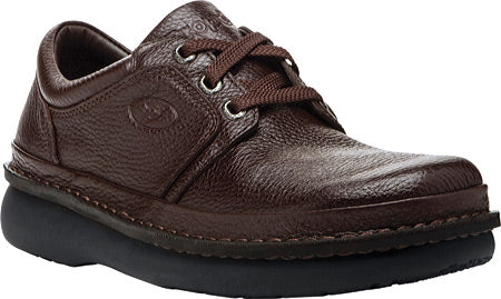 Propet Village Walker Brown Leather Mens Casual M4070-Brown