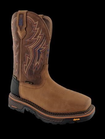 R. Watson Tan Cowhide Vibram Men's Waterproofing Work Boots RW1200