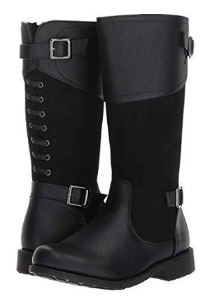 Rachel Kids Black Little Kids Melissa Tall Boot LIL MELISSA