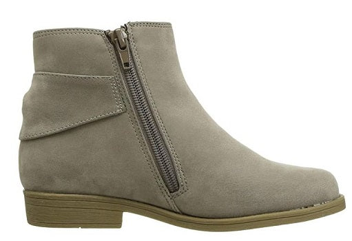 Rachel Kids Fae Girls Taupe Side Size Ankle Bootie FAE-Taupe