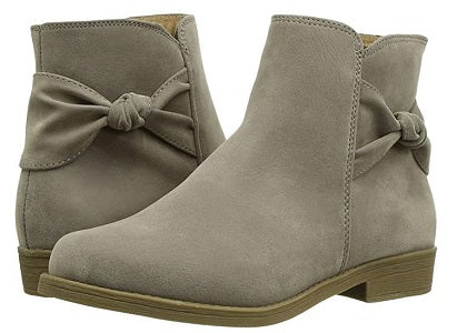 Rachel Kids Fae Girls Taupe Side Size Ankle Bootie FAE-Taupe