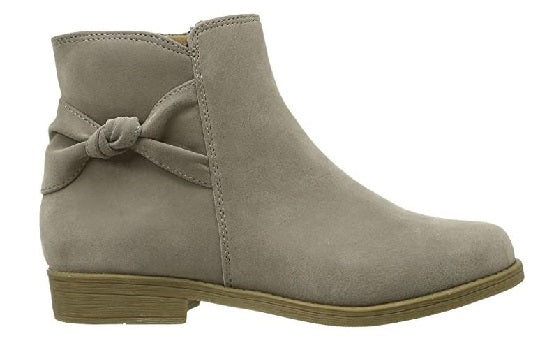 Rachel Kids Fae Girls Taupe Side Size Ankle Bootie FAE-Taupe