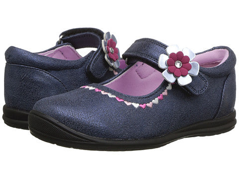 Rachel Lane Mary Jane Blue Toddler Dress/Casual LANE-BLU