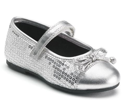 Rachel LIL Capri Silver Sequins Girls Dress LCAPR-SSQ