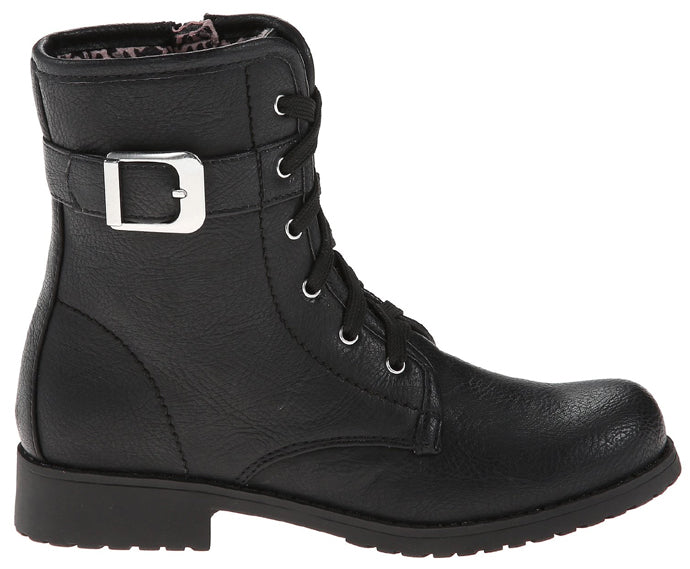 Rachel Lil Porter Black Kids Toddler Boot LIL-PORTER-BLK