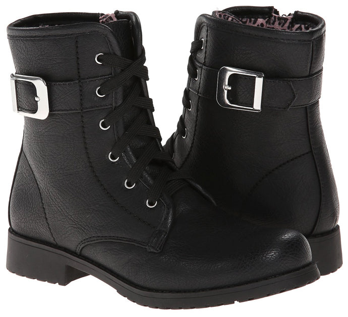 Rachel Lil Porter Black Kids Toddler Boot LIL-PORTER-BLK