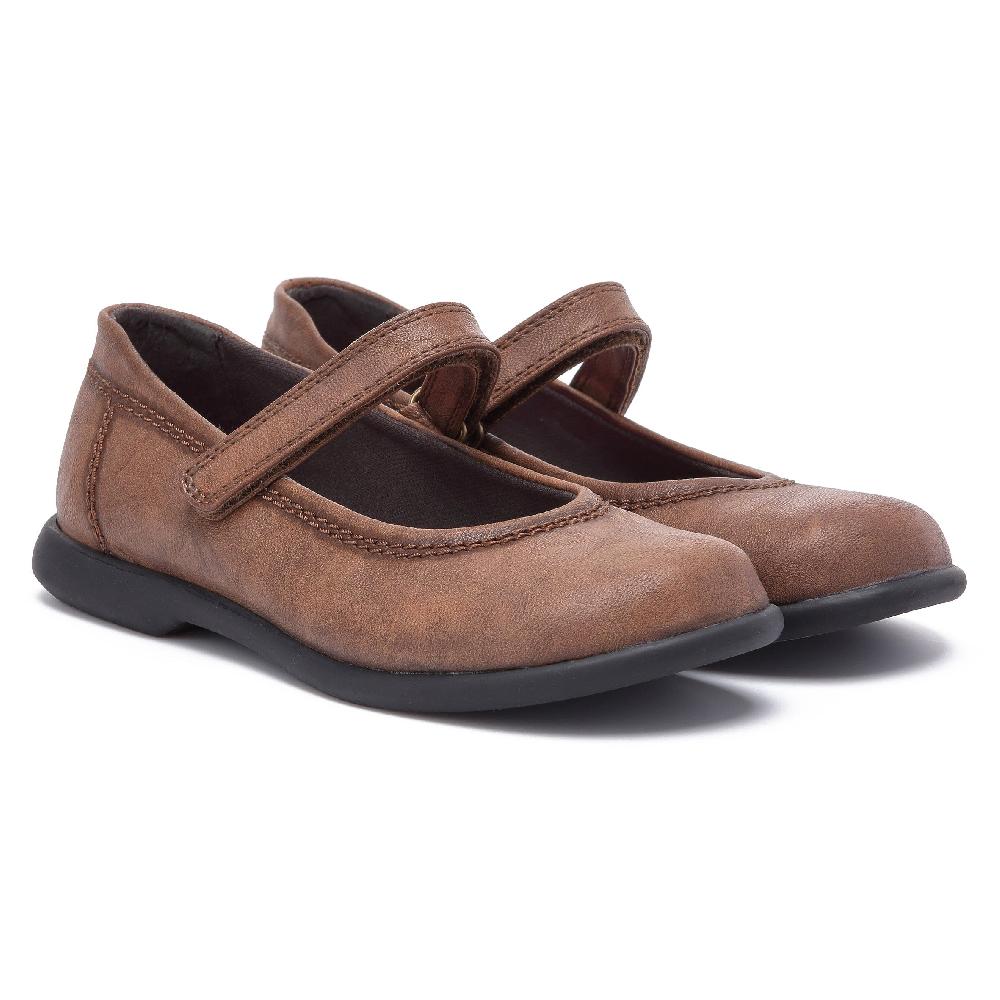 Rachel Lindsey Mary Jane Tan Kids School LINDSEY-TAN