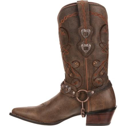 RD4155 Brown Heartbreaker Durango Womens Western Cowboy Boots