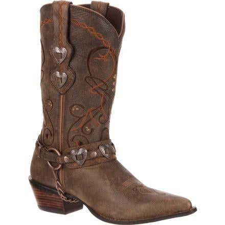 RD4155 Brown Heartbreaker Durango Womens Western Cowboy Boots