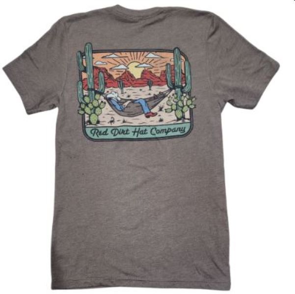 Red Dirt Hat Co. Brown Home on the Range Short Sleeve T-Shirt RDHCT-83