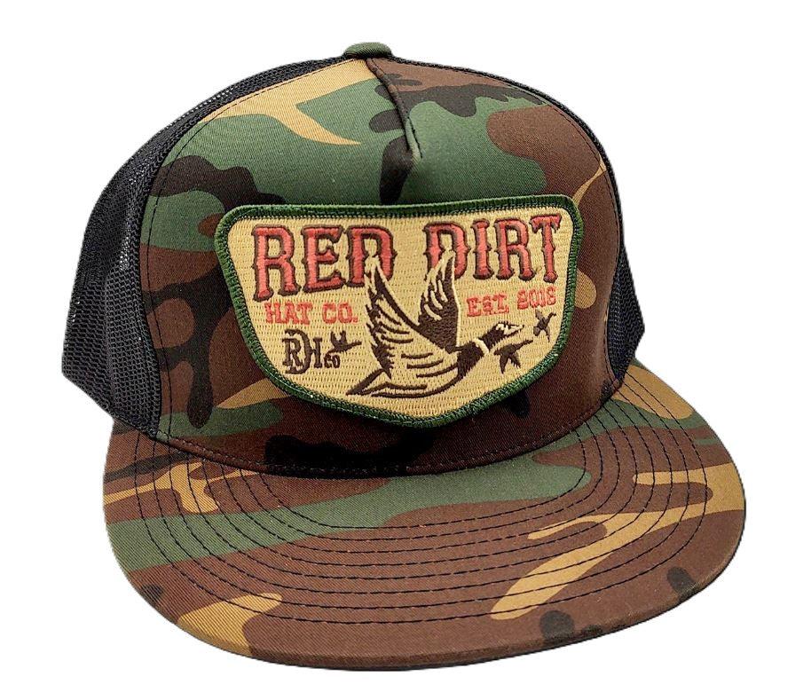 Red Dirt Hat Co. Camo/Black Fly South Snapback Cap RDHC-489