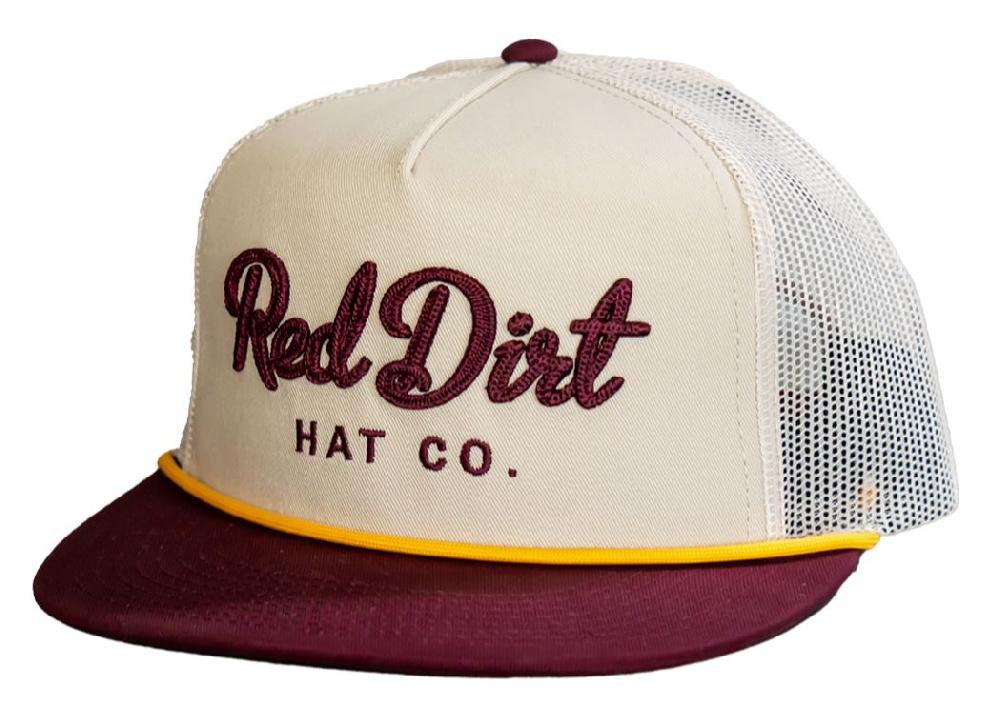 Red Dirt Hat Co. Maroon/Tan Cowboy Roy Cap RDHC-456