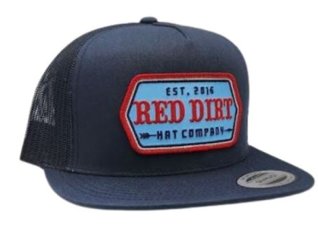 Red Dirt Hat Co. Navy/Navy Cooper 22 Snapback Cap with Patch RDHC191