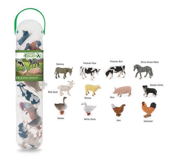 Reeves Collecta Box of Mini Farm Animals A1110