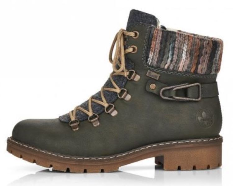 Reiker Forest Green Ladies Fashion Boots Y9131-54