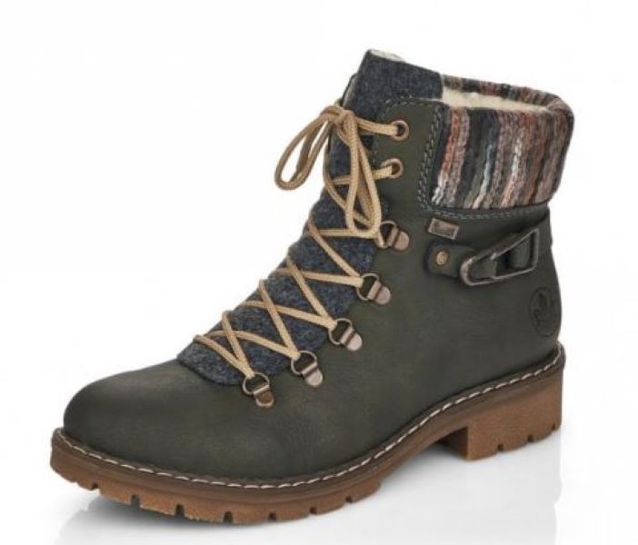 Reiker Forest Green Ladies Fashion Boots Y9131-54