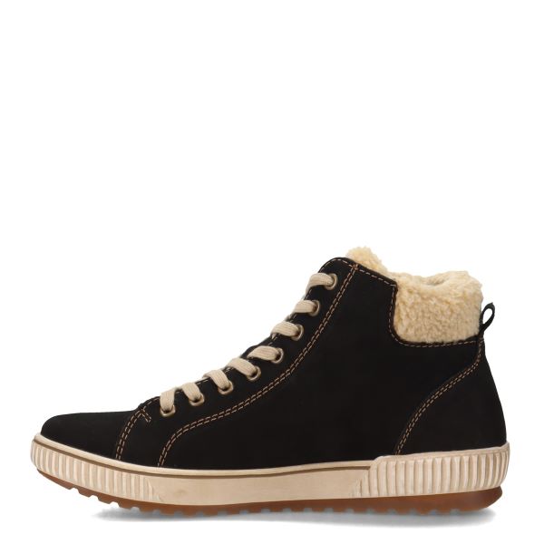 Remonte Black Womens Fleece Lined Sneaker Boots D0770-02