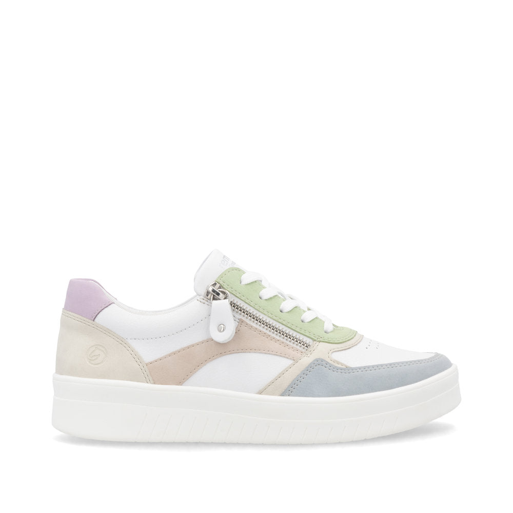 Remonte Bleu/Weiss/Crema/Rose/Mauve/Lightmint/Weiss Kendra 01 Women's Sneakers D0J01-87