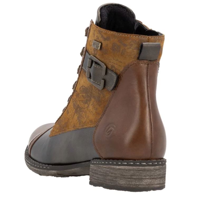 Remonte Brown Chandra Women's Waterproof Side Zip Boots D4381-24