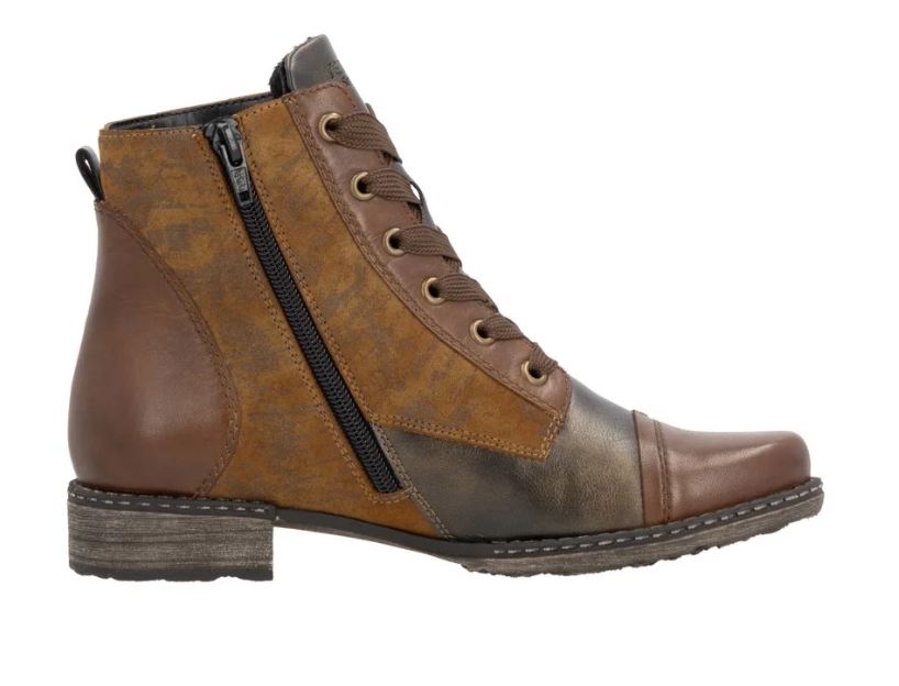 Remonte Brown Chandra Women's Waterproof Side Zip Boots D4381-24