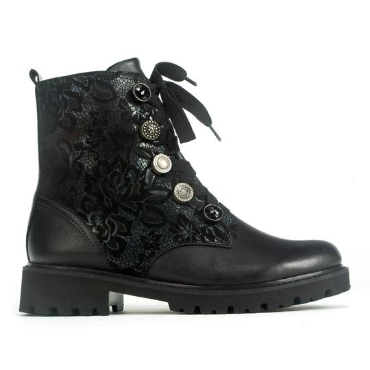 Remonte Floral Womens Short Casual Fashion Booties D8677-02