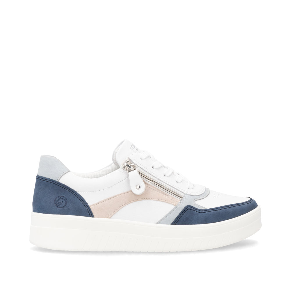 Remonte Jeans/Weiss/Bleu/Rose/Weiss Kendra 01 Women's Sneakers D0J01-85