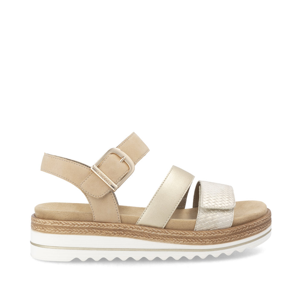 Remonte Muschel/Light Gold/Tan Jocelyn 55 Women's Sandals D0Q55-91