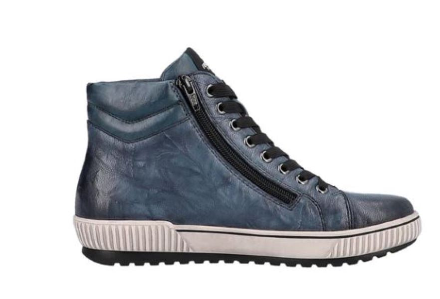 Remonte Navy Maditta Women's Water-Resistant Fashion Sneaker D0772-14