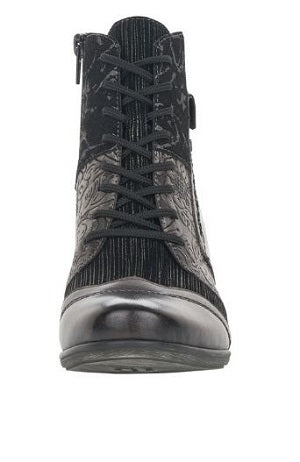 Remonte Women's Grey Comfort Zip-Up Fashion Boot D5470-45