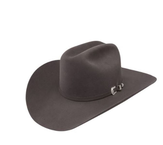Resistol Granite Grey Tucker 3X Wool Felt Men's Western Hat RWTCKR-7540