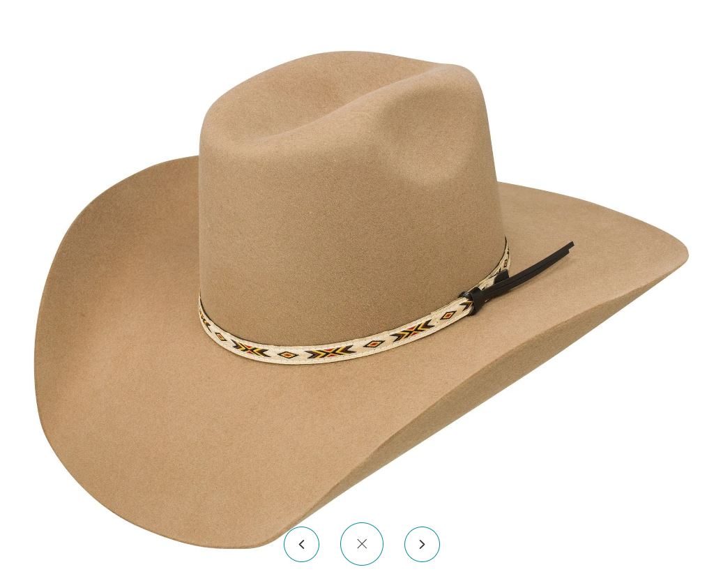 Resistol Pecan Tempe Western Hat RWTMPE-9144P5