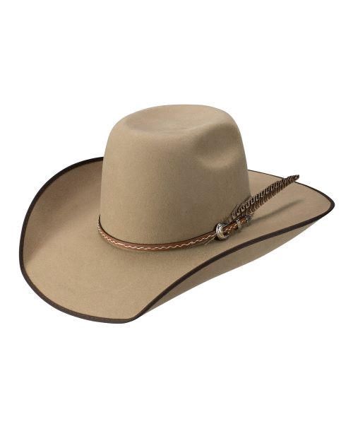 Resistol Pecan Tuff Hedeman 3X Rockland B Wool Hat RWRKLDB9042