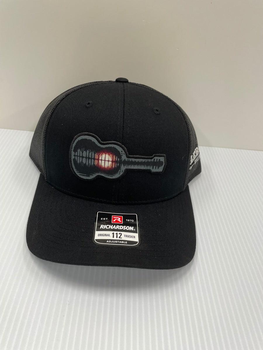 Richardson Black Sun Tree Guitar Patch Cap 112-STGUITAR-BL