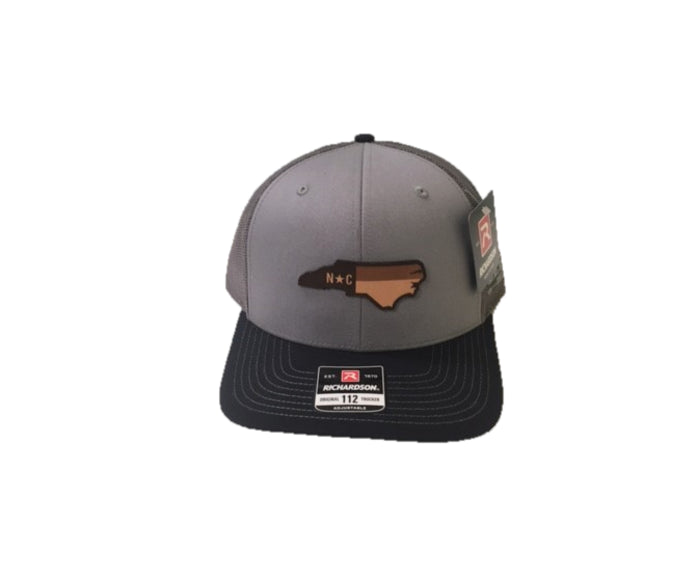 Richardson Grey with Charcoal and Navy 112 Trucker Hat 112-GCHN-NCHP