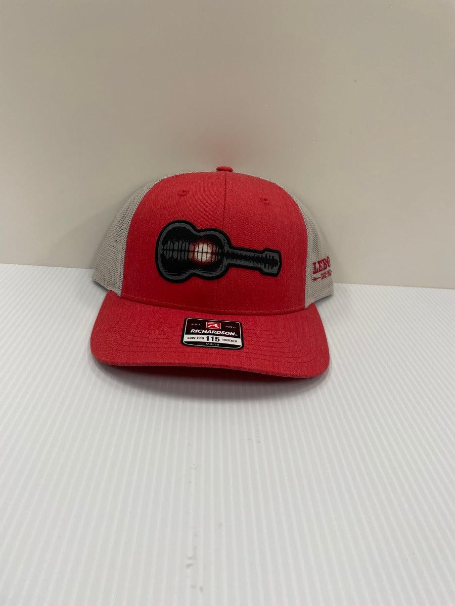 Richardson Red Heather Sun Tree Guitar Patch Cap 115STGUITAR-RED