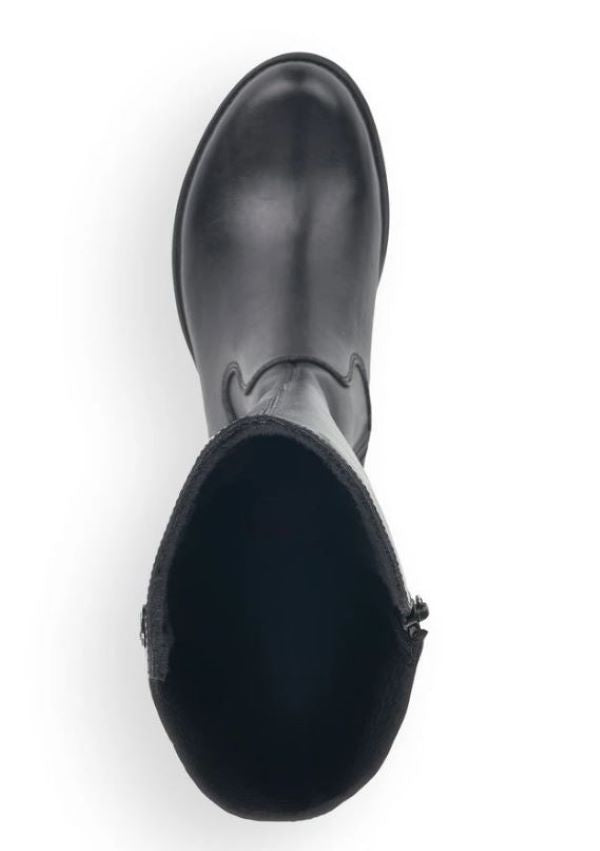Rieker Black Faith Womens Riding Boots Z9591-00