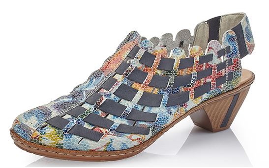 Rieker Multi Color Sina 78 Womens Casual Shoes 46778-91