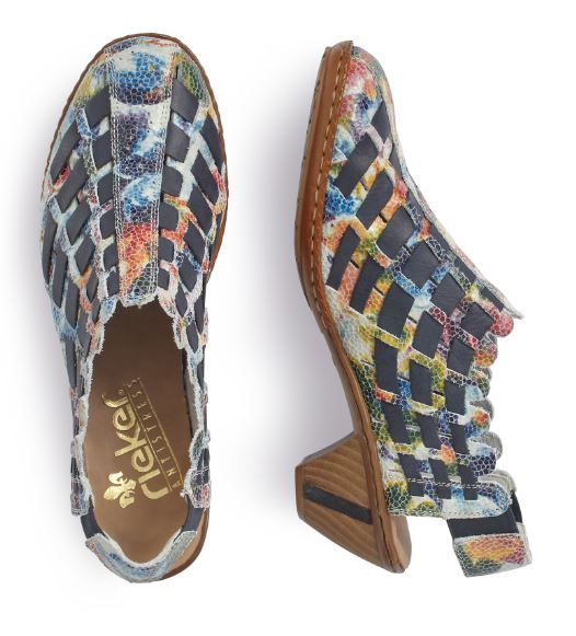 Rieker Multi Color Sina 78 Womens Casual Shoes 46778-91