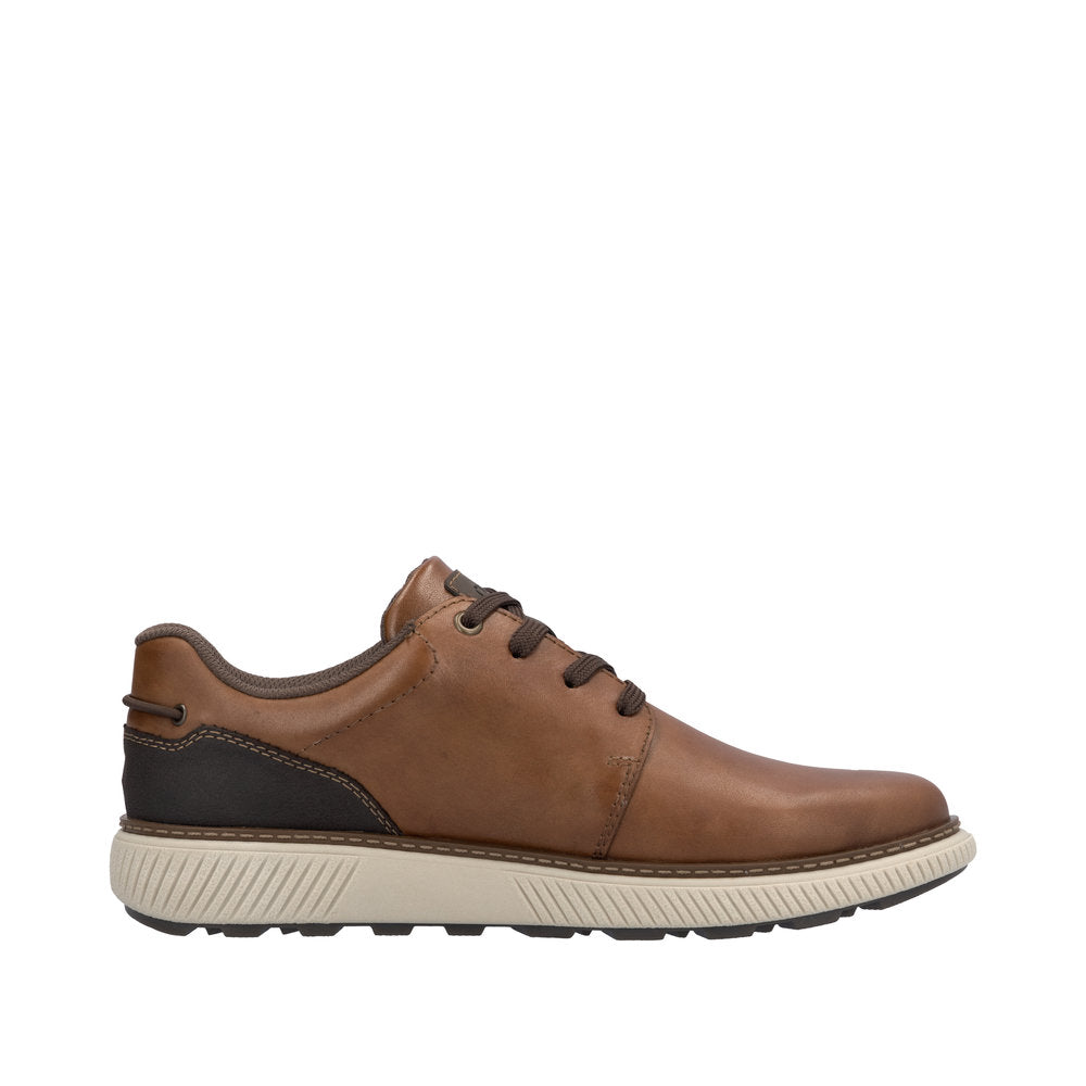 Rieker Muskat/Braun/Moor/Muskat (Wood Brown) Stan Men's Lace Up Shoes B3313-24