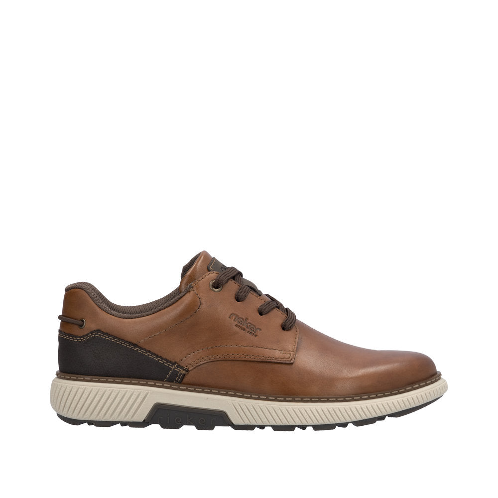 Rieker Muskat/Braun/Moor/Muskat (Wood Brown) Stan Men's Lace Up Shoes B3313-24