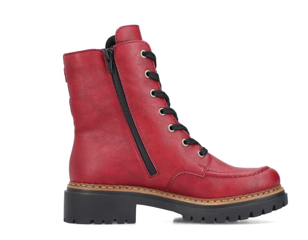 Rieker Red Pearl 39 Kirsch Women's Boots 72639-35