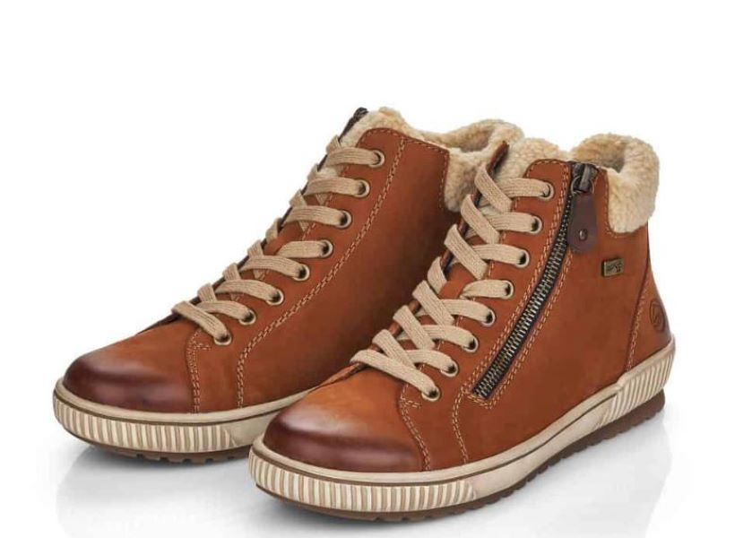 Rieker Remonte Brown Womens Sport Ankle Boots D0770-22