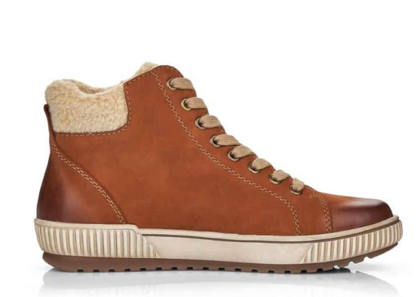 Rieker Remonte Brown Womens Sport Ankle Boots D0770-22