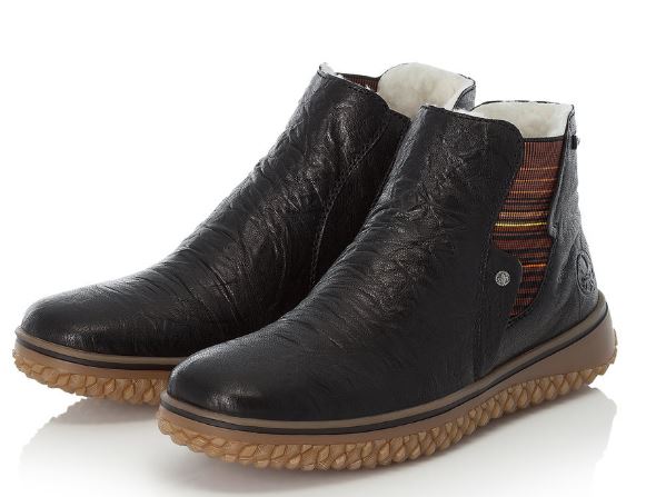 Rieker Women's Black Comfort Ankle Boot Z4261-00