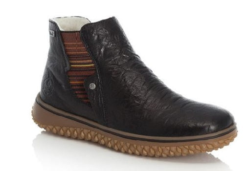 Rieker Women's Black Comfort Ankle Boot Z4261-00