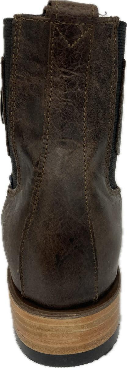 Rock 'Em Cafe Brilloso Men's Square Toe Boots PITON CLON CAFE