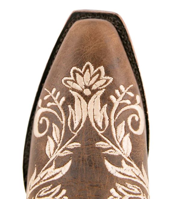 Rock 'Em Capuchino Esmeralda Snip Toe Cowgirl Boot ESMERELDA-CAP