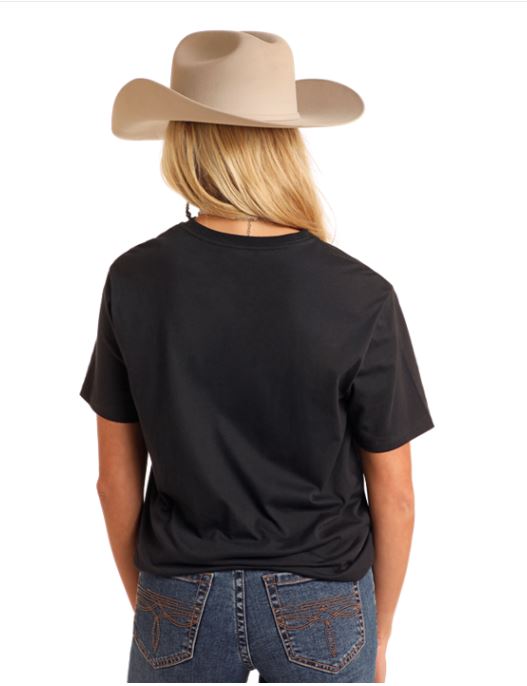 Rock & Roll Denim Unisex Armadillo Short Sleeve Graphic T-Shirt BU21TO5601