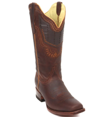Rockin Leather Espresso Shedron Ladies Western Boots 2801